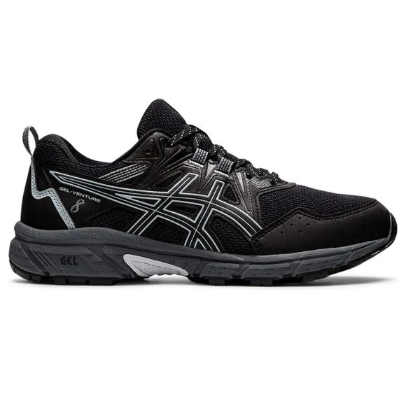 ASICS Women's Gel-Venture 8 Running Shoes, 6 Wide, Black/Piedmont Grey - Picture 1 of 7